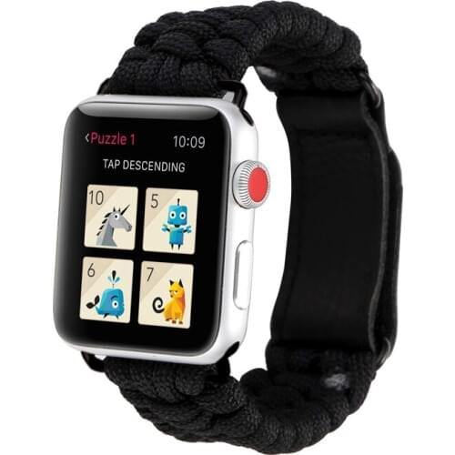 Strap for apple watch band 42mm 38mm apple watch 4 bracelet 44mm 40mm iwatch 4/3/2/1 Outdoor Travel Nylon Umbrella belt