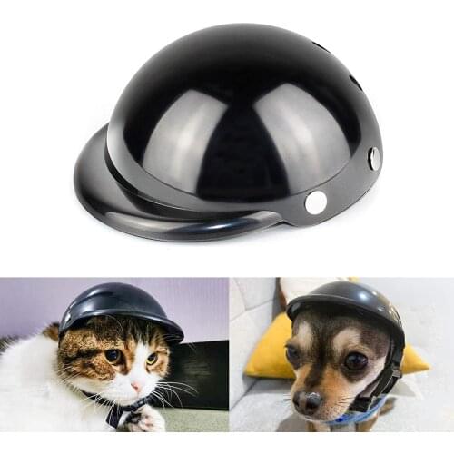 Pet Helmet Dog Helmet Pet Bike Helmet Motorcycle Car Safety Cap Or Cats Dogs Outdoor Cat Outdoor Protective Cap