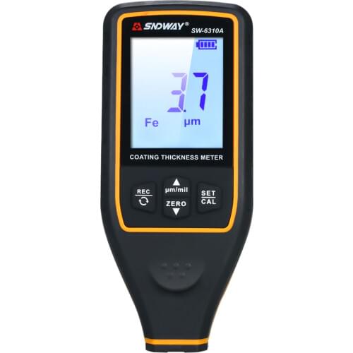 SNDWAY SW-6310A Digital Paint Coating Thickness Gauge Handheld Coatings Thickness Tester Coating Thickness Meter