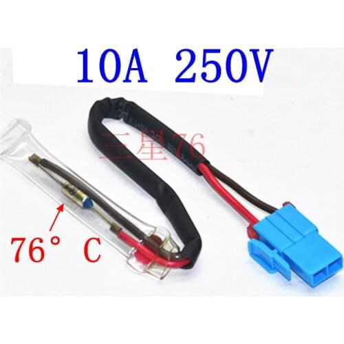 Thermal Fuse Defrost Sensor for Samsung Fridge Freezers Replacement Defrosting Temperature Fuse Refrigerator Accessories 76°C