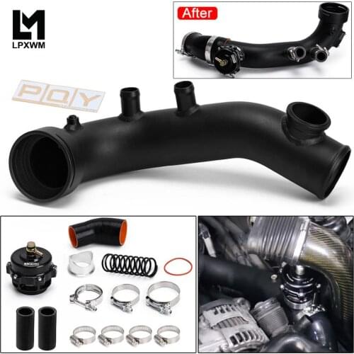 Flow Intake Pipe With 50MM BOV Kit Fits For BMW N54 E88 E90 Turbo Pipe Blow Off Valve Engine Chargepipe Kit