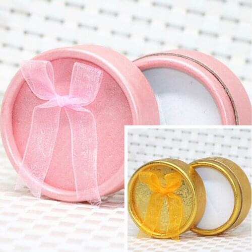 Factory outlet 10pcs golden yellow charms jewelry gifts boxes for rings earring pendant pins 35*53mm accessories packaging B2844