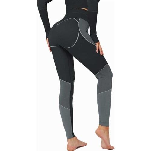 Women High Waist Running Tights Yoga Pants Trousers Workout Fitness Sports Gym Hiking Exercise Clothing Leggings For Female NS75