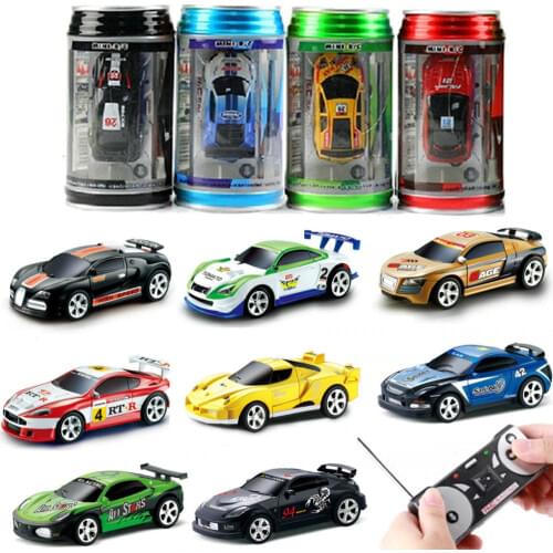 2019 Remote Control Car 20KM/H Coke Can Mini RC Car Radio Remote Control Micro Racing Car 4WD Cars RC Models Toys for Kids Gifts