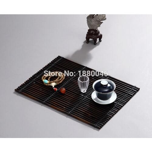42x30cm Japanese bamboo tea tray, bamboo raft, tea ceremony cup, bamboo cup holder, tea tray, kungfu tea set accessories