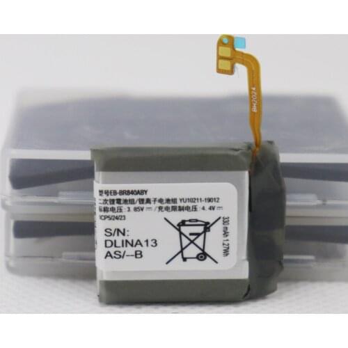 5pcs/lot Battery For Samsung Watch 3 SM-R840 Watch3 Version EB-BR840ABY Genuine Battery 340mAh