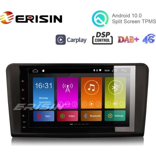 Erisin ES3094L 9" DSP DAB+ Android 10.0 Autoradio CarPlay for ML/GL Classe W164 X164
