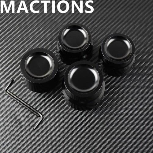 Black Front Rear Axle Nut Cover Cap CNC For Harley Touring Street Road Electra Tri Glide V-Rod Sportster XL883 1200 Softail Dyna