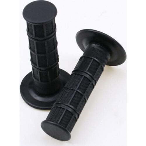 22mm Black Durable Soft Rubber Throttle Handle Grips For Honda Yamaha Kawasaki Pit Dirt Motor Trail Bike Motorcycle Motocross