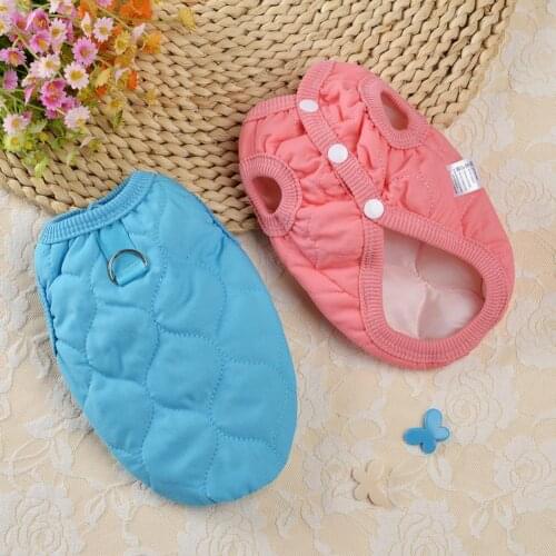 Pet Dog Cardigan Dress-up Skin-friendly Warm Pet Dog Vest Sleeveless Shirt Clothes Outfit for Winter