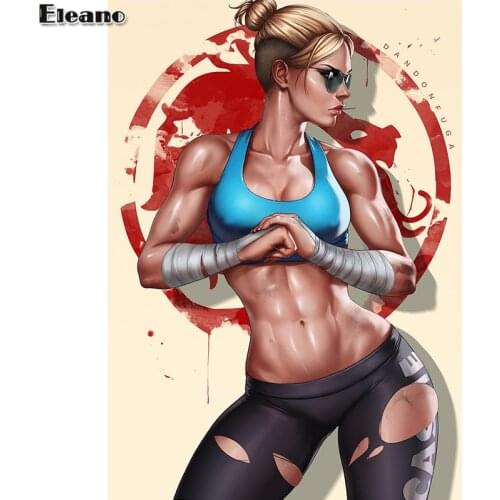 Custom print arcade games fighter Sexy Anime girl Art Posters HD wall art Canvas Painting for living room home decor picture