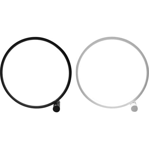 Circle LED Desk Lamp USB Adjustable Table Lamp Nightstand Lamp Office Decor