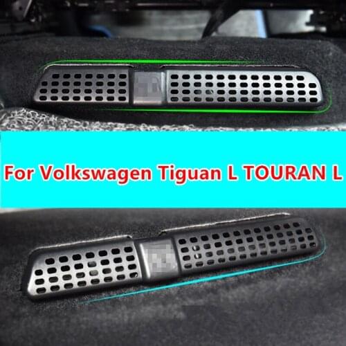 For Volkswagen Tiguan L TOURAN L car seat rear air conditioning air outlet anti-blocking protection cover car accessories