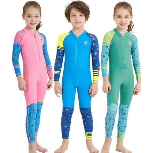New Kids Diving Swimwear For Surfing Snorkeling Swimming Suit Children Full Body Wetsuit Keep Warm Long Sleeves Boys Girls Kids