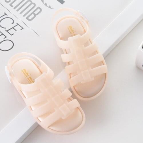2020 New Childrens Sandals Jelly Baby Shoes Roman Beach Shoes Girls Summer 1-6 Years Old Princess Shoes Kids Shoes