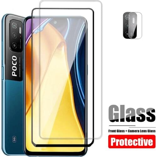 Camera Screen Protector Poco M3 Pro Glass Protective For Xiaomi Poco F3 X3 NFC Tempered Glass On Xiomi Pocom3 Pocox3 Pocof3 Film