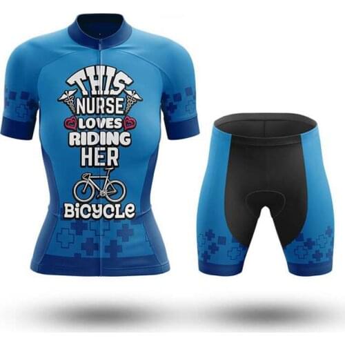 Women Summer Bicycle Short Sleeve Cycling Jersey Set Road MTB Bike Shirts Outdoor Sports Bike Clothing completo ciclismo estivo