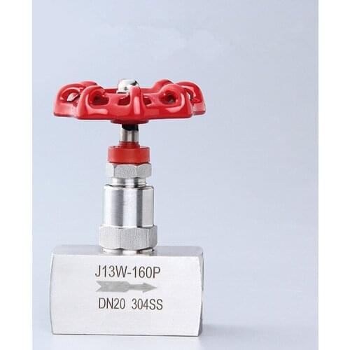 1/2" DN15 Thread J13W 160P SS304 High Pressure Needle Valve Female to Female Cut-off Valves Stainless Steel 304