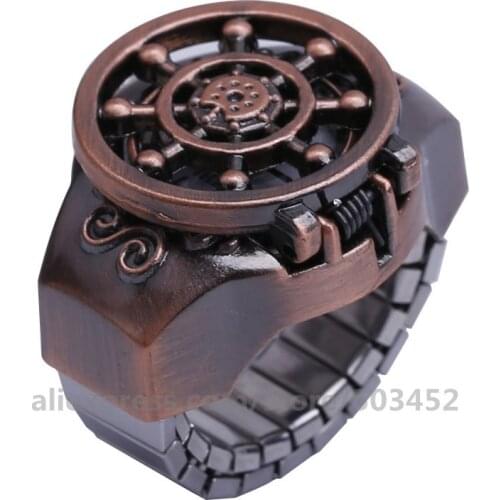 100pcs/lot 018 Retro Mini Mens Watches Wholesale Ring часы наручные Fashion Unisex Ladies Watch Factory Price Men Wristwatch