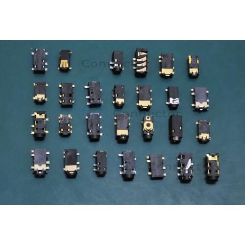 27 model / 270 pcs Audio Jack, Headphone Jack Connector fit for tablet, phone, mp3, mp4, PDA