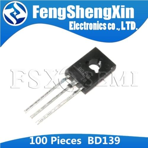 100pcs/lot BD139 TO-126 Audio power transistor