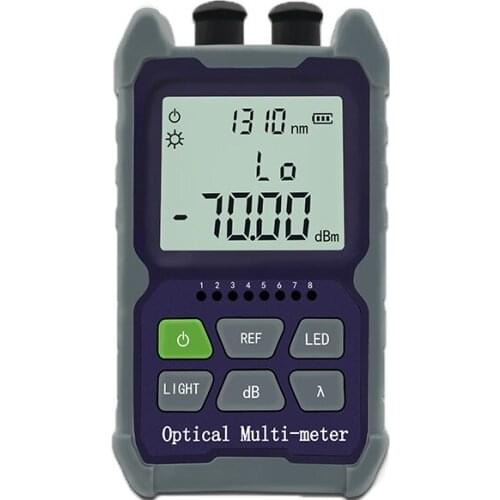 Free Shipping Mini 4 in 1 Optical Power Meter Visual Fault Locator Network Cable Test Optical Fiber Tester 5KM 15KM 30KM VFL