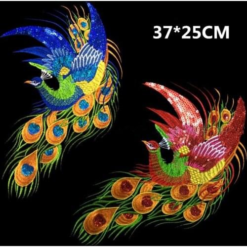 Bead Piece Embroidery Phoenix Buiter Black DIY Accessories RS67