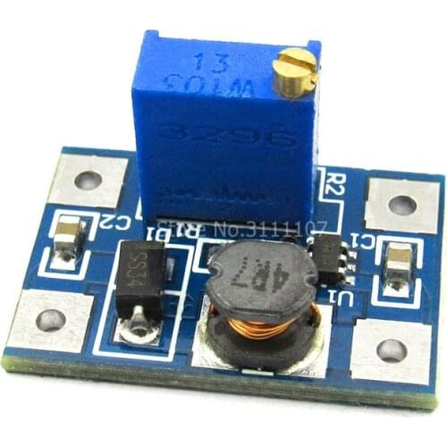 DC-DC SX1308 2-24V to 2-28V 2A Step-UP Adjustable Power Module Step Up Boost Converter for DIY Kit