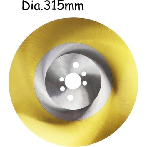 Dia.315mm*2mm W5/DM05 HSS Circular Saw Blade with TiN-Coated Iron Pipes Cutter for Industry Use