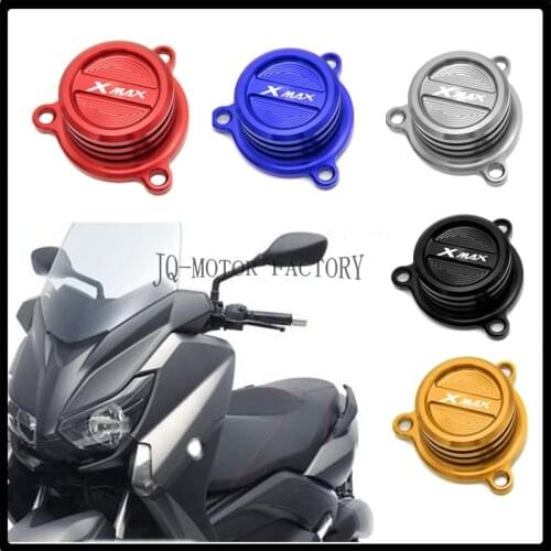 For Yamaha X-MAX 300 250 400 125 XMAX 125 XMAX 250 XMAX 300 XMAX 400 2017-2018 Motorcycle CNC Oil Filter Cap Cover Plug