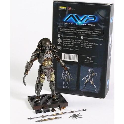 Hiya Toys Alien VS. Predator Celtic Predator 5" Action Figure PVC Movable Figurine with Accessories
