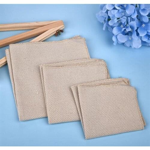 Cotton Cloth Handmade Cross Stitch Fabric Aida Cloth Embroidery Cross Stitch Fabric Needlework Sewing Handcraft Cloth Craft