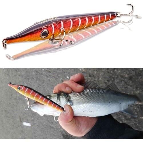 Hunthouse floating&sinking stickbaits needle lure pencil lures long cast pencil baits for zargana pike topwater bluefish leurre