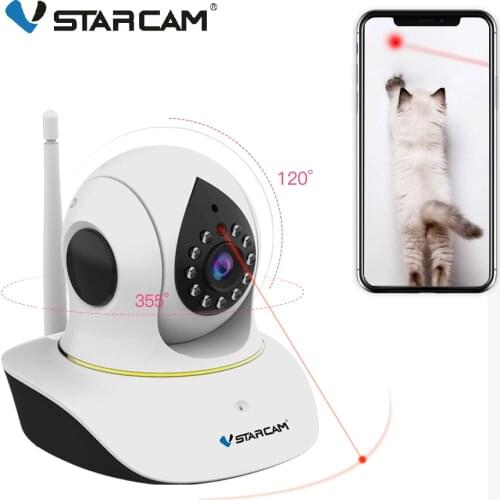 Vstarcam 1080P Pet IP Camera Wifi Video Surveillance Security Camera Remote Control Laser Play with Pet Video Intercom IR Night
