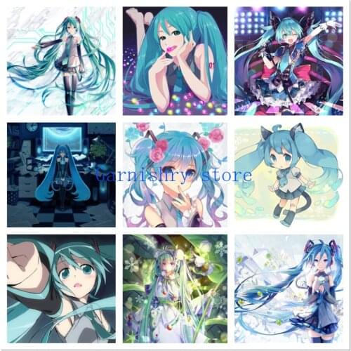 Full Square/Round Drill 5D DIY Diamond Painting Anime future girl Diamond Embroidery Cross Stitch kits Home Decor