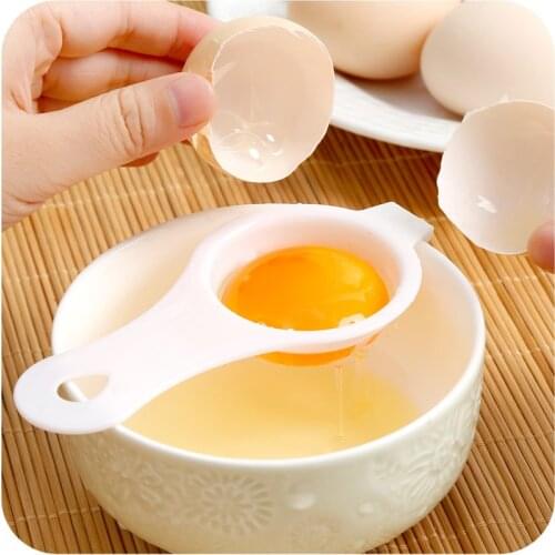 Kitchen Tool Egg Yolk Separator DIY Egg Divider Protein Separation Hand Eggs Cooking Gadgets Kitchen Accessories 2PCS/Lot