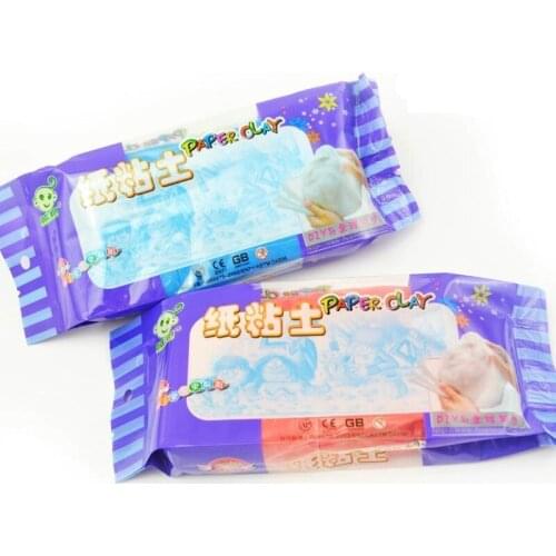 DIY Material Soft Paper Clay Sculpture Clay Plasticine Mud Puzzle Educational Toys Modeling Clay Kids Activities Hand-made Mud