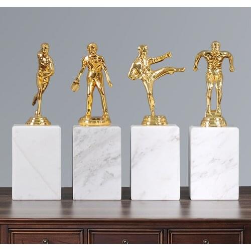 EUROPEAN AMERICAN VILLA MODEL GOLD PERSON DECORATION DRESSING LIVING ROOM TELEVISION CABINET WINE CABINET STUDY FURNISHING GIFTS