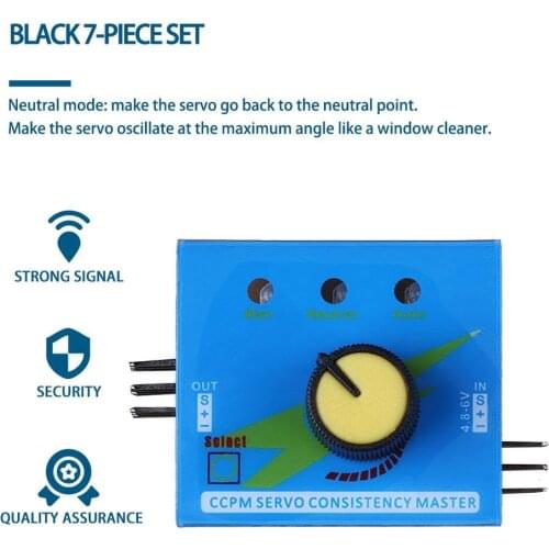 Multi Servo Tester 3CH ECS Consistency Speed Controler Power Channel CCPM Meter Master Checker RC Dron Helicopter Parts RC Hobby
