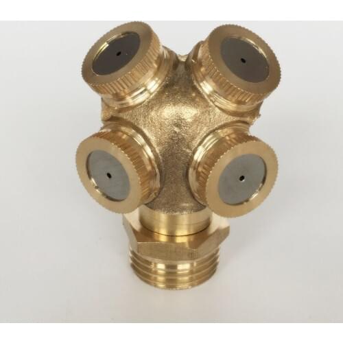 Wholesale&Fast Shipping 100Pcs 1/2" DN15 Brass Misting Nozzles Garden Watering Farm Cooling Spray Nozzles
