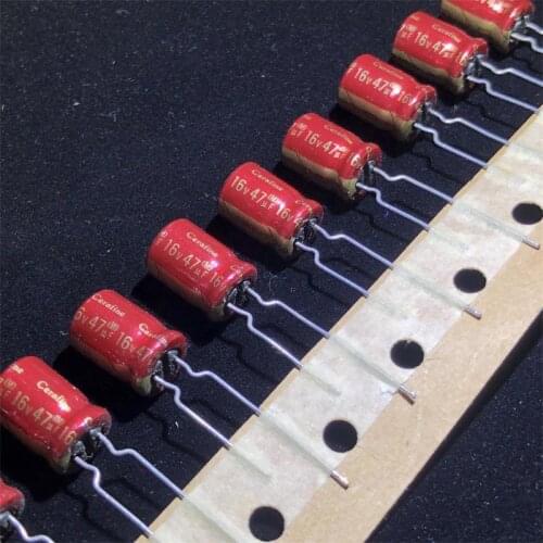 Original new 100% 16V47UF red fever audio electrolytic capacitor (Inductor)