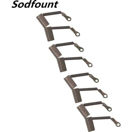 500pcs DC submersible pump copper carbon brush 12V 24V multi-voltage 6x8x17mm