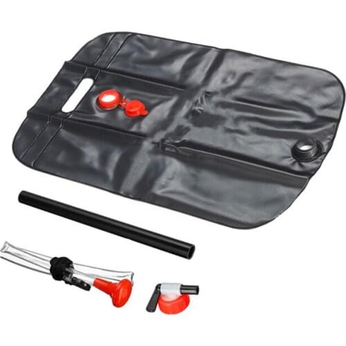 20L Portable Solar Heated Water Bag Energy Heated Bathing Camping Shower Bag Picnic Water Bag Climbing BBQ Hiking Water Storage