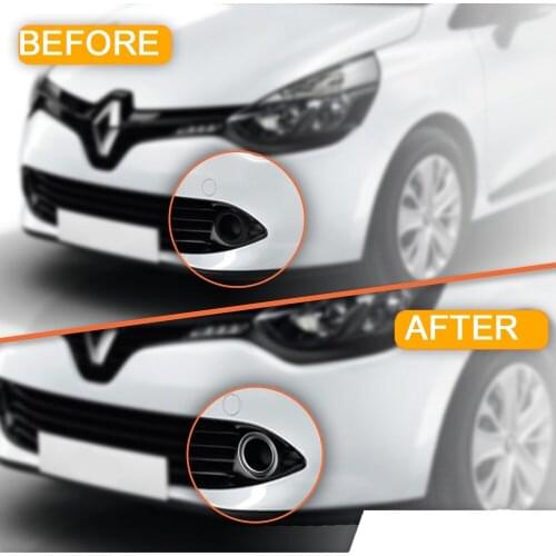 Renault Clio 4 For Chrome Fog Frame-2012-2015