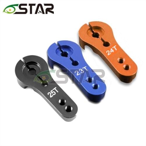 6Star 23T/24T/25T Aluminum Alloy Reinforced Servo Arm for Car/ Boat/ Airplane Model Free Shipping