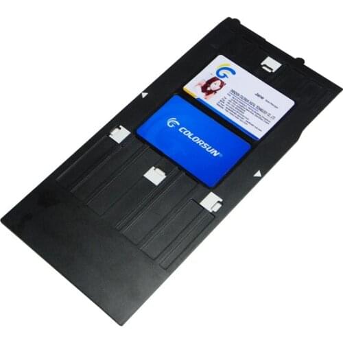 Inkjet PVC ID Card Tray Plastic Card Printing Tray for Epson R230 R300 R200 R340 R210 R350 R220 R310 R320 G700