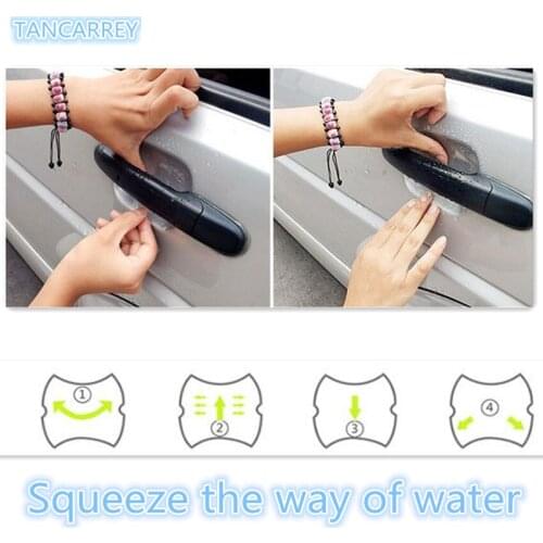 High quality Car door handle Protective film for kiaro 4 golf4 clio 3 chevrolet lacetti bentley suzuki swift 2018 accesorios