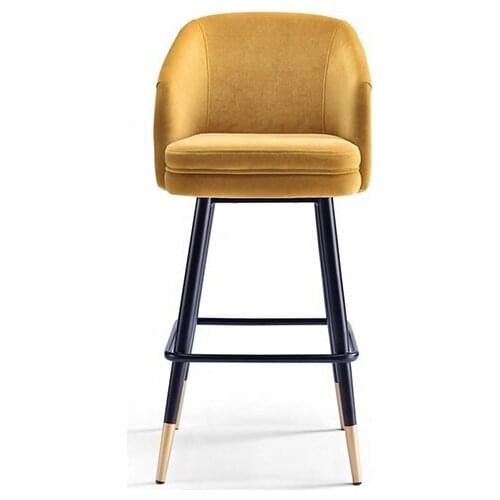High quality custom modern restaurant metal legs high Iron bar chair for cafe bar furniture bar chair