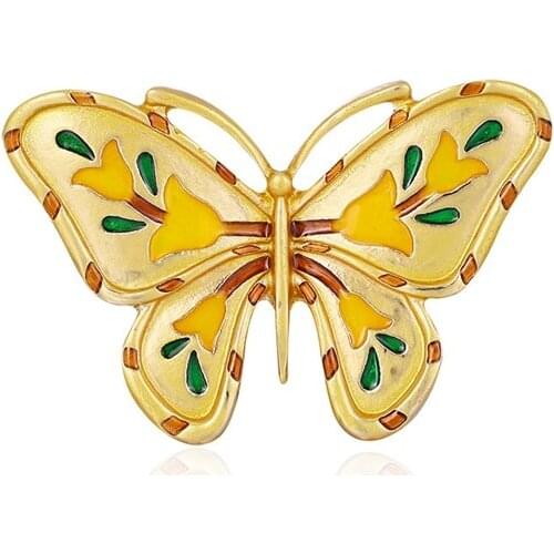 Full Alloy Butterfly Brooches For Women Insect Weddings Office Brooch Pins Gifts