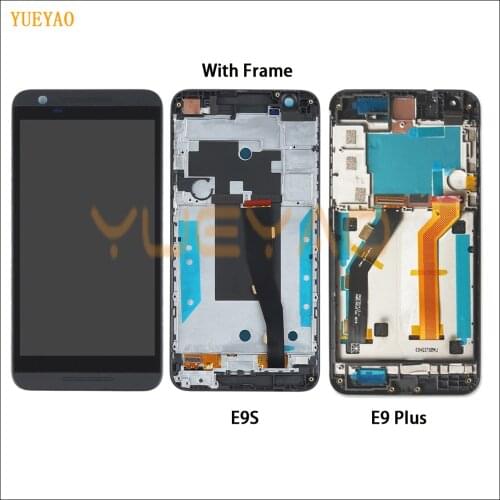 For HTC One E9S LCD For HTC One E9 Plus LCD Touch Screen With Frame For HTC One E9 Plus Display Digitizer Assembly Replacement